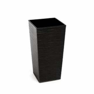 Finezja Strip magas kaspó 40x75cm - fekete
