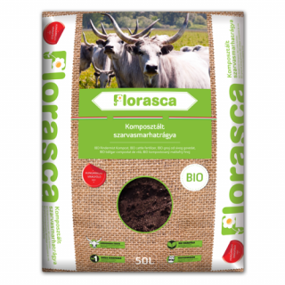 Florasca BIO Komposztált szarvasmarha trágya 40L