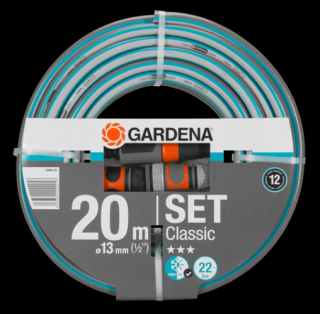 GARDENA Classic tömlő 1/2" (13mm) 20m Csatlakozókkal