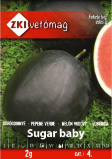 Görögdinnye - Sugar baby KLASSZIKUS, FEKETE HÉJÚ