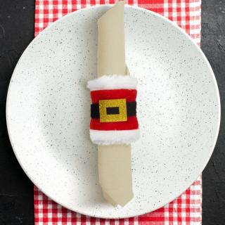 Karácsonyi szalvétagyűrű 2db