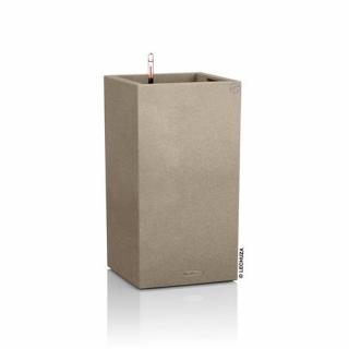 Lechuza Canto Stone oszlop kaspó - Sandy Beige 30/56cm
