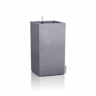 Lechuza Canto Stone oszlop kaspó - Stone Grey 30/56cm