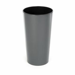 Lilia Classic magas kaspó 25x46cm - antracit