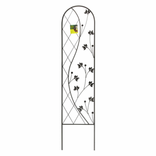Nortene YIN and YANG TRELLIS fém növényfuttató 0,35x1,5m ANTRACIT
