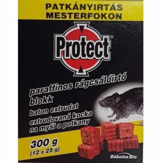 Protect Paraffinos Patkányirtó Blokk 300g