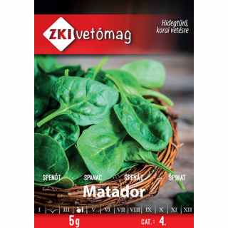 Spenót Matador - KORA TAVASZI ÉS ŐSZI VETÉSRE - ZKI