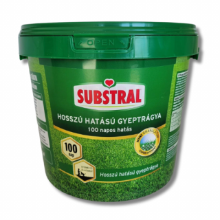 Substral hosszú hatású gyeptrágya 5kg - 250m2-re