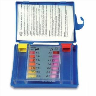 Tablettás teszter medence pH/ klór méréséhez