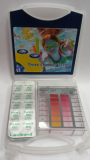 Tablettás teszter szett medence pH/ klór méréséhez