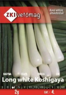 Téli Sarjadékhagyma - Long white Koshigaya ÁTTELELÉSRE, KORAI VETÉSRE