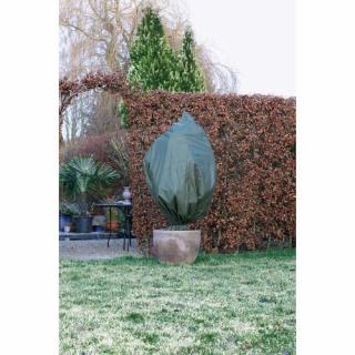 Téli takaró fólia behúzó zsinórral ZÖLD 1,5m x 1m