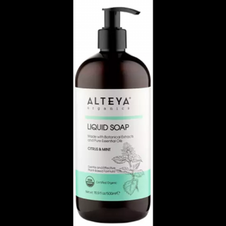 Alteya Organics Bio folyékony szappan - Citrus és menta 500ml