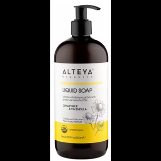 Alteya Organics Bio folyékony szappan - Kamilla és körömvirág 500ml