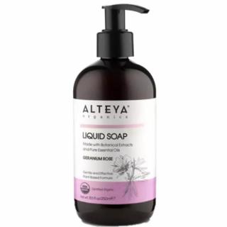 Alteya Organics Bio folyékony szappan - Rózsageránium 250ml