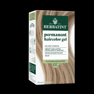 Herbatint 10C Svédszőke (hamvas) hajfesték, 170 ml (120 ml festék + 50 ml kondicionáló)