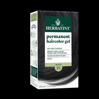 Herbatint 1N Fekete hajfesték, 170 ml (120 ml festék + 50 ml kondicionáló)