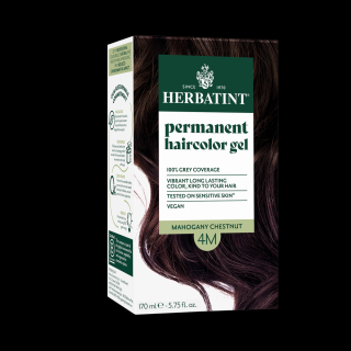 Herbatint 4M Mahagóni gesztenye hajfesték, 170 ml (120 ml festék + 50 ml kondicionáló)