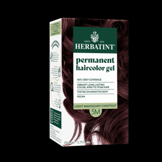 Herbatint 5M Mahagóni világos gesztenye hajfesték, 170 ml (120 ml festék + 50 ml kondicionáló)