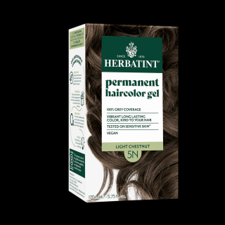 Herbatint 5N Világos gesztenye hajfesték, 170 ml (120 ml festék + 50 ml kondicionáló)