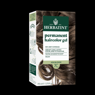 Herbatint 7C Hamvas szőke hajfesték, 170 ml (120 ml festék + 50 ml kondicionáló)