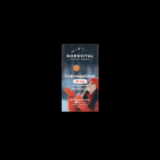 Nordvital Cink-biszglicinát +Réz 60 db kapszula