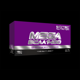 Scitec Mega BCAA 1400 kapszula - 120 db