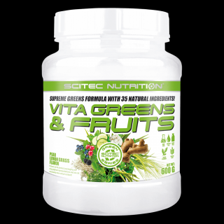 Scitec Vita Greens  Fruits körte-citromfű - 600g