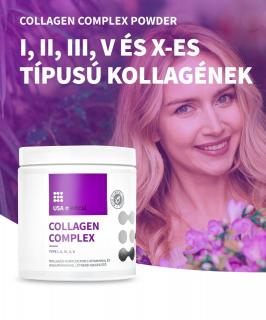 Collagen Complex - I, II, III, V  X - kollagén por