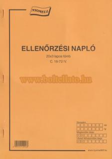 Ellenőrzési napló, A/4