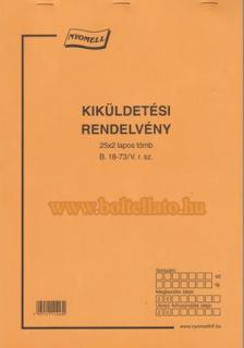 Kiküldetési rendelvény, A/4