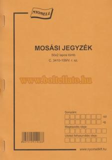 Mosási jegyzék, A/5