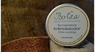 Természetes krémdezodor cink-oxiddal  levendula illóolajjal   45ml