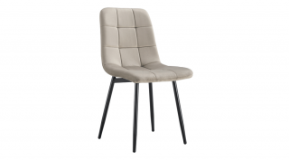 Szék, szürkésbarna Taupe Velvet szövet/fekete, RAMITA TYP 3