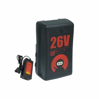 26V 190Wh V-LOCK,V-mount akkumulátor D-TAP töltővel (NEM használható 12V-15V eszközökkel)