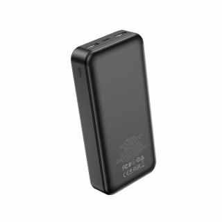 Borofone Freeway BJ14A Powerbank 20000 mAh 2xUSB fekete