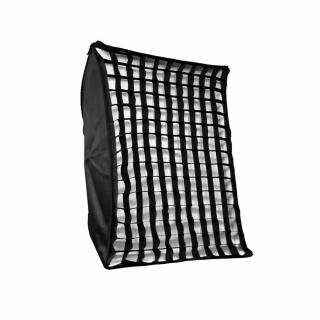 Bowens softbox 60x60cm méhsejtráccsal alumínium gyűrűs adapterrel