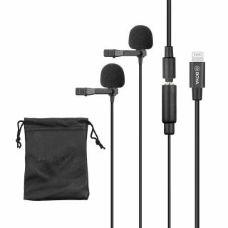 BOYA BY-M2D Dual Lavalier mikrofon (iOS)