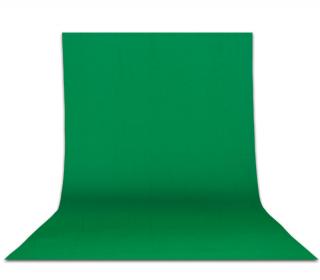 Chroma green Zöld háttér 6x3 méter 140g pamut