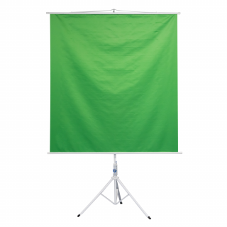 Chroma key, green screen zöld háttér állvánnyal 145x155cm
