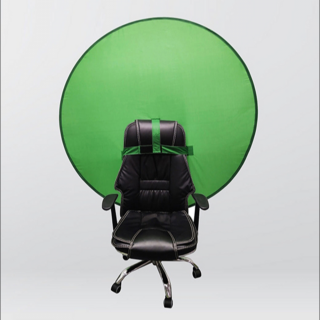 Chroma-key zöld háttér székekhez 145cm kör (GYT-GR-145)