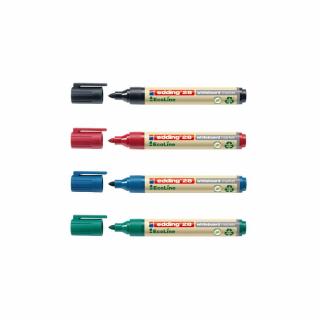 Edding 28 EcoLine marker fehértáblához környezetbarát, 4 db/csomag