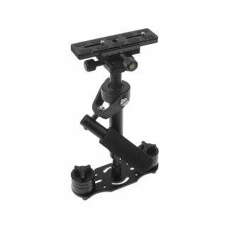 Fényképezőgép kézi stabilizátor, kamera stabilizátor 40cm fekete