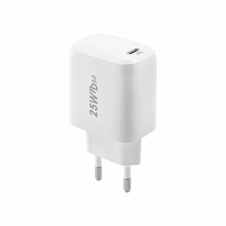Foneng EU40 USB-C hálózati töltő adapter 25W PD QC 3.0 (fehér)