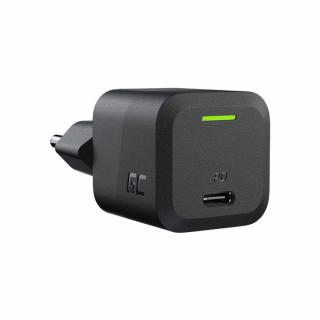 Green Cell PowerGan hálózati töltő adapter USB-C 33W, GaN, GC (fekete)