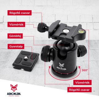 Jackal BH02 fotós gömbfej