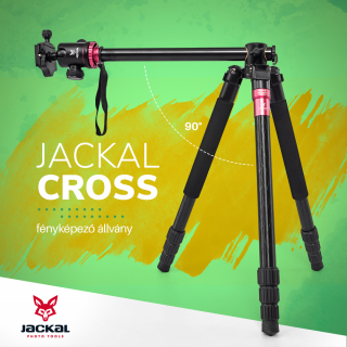 Jackal Cross fényképező, kamera állvány keresztoszloppal