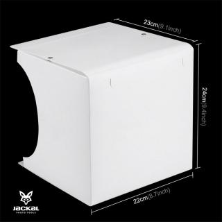 Jackal PB206 tárgysátor 6db háttérrel, USB tápellátással