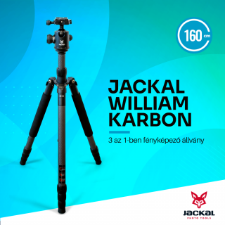 Jackal William Karbon fényképező állvány