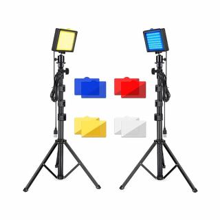 PL-02 LED világítás, videólámpa szett